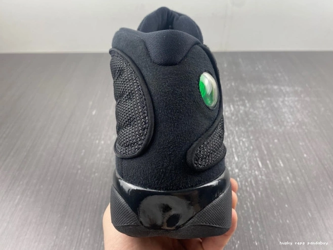 Rep Husky Air Black Retro Jordan Cat 13 414571-011 0820